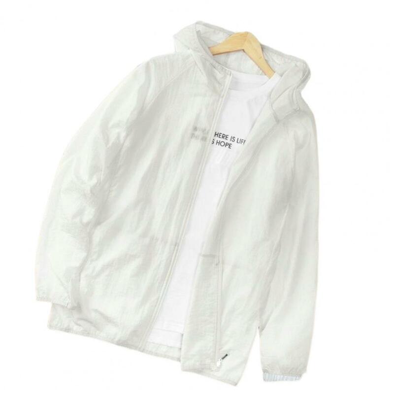 남성용 자외선 차단 코트, 내구성, 편안한 햇빛 차단 재킷, 여름 야외 스포츠, 학교용 후드 재킷