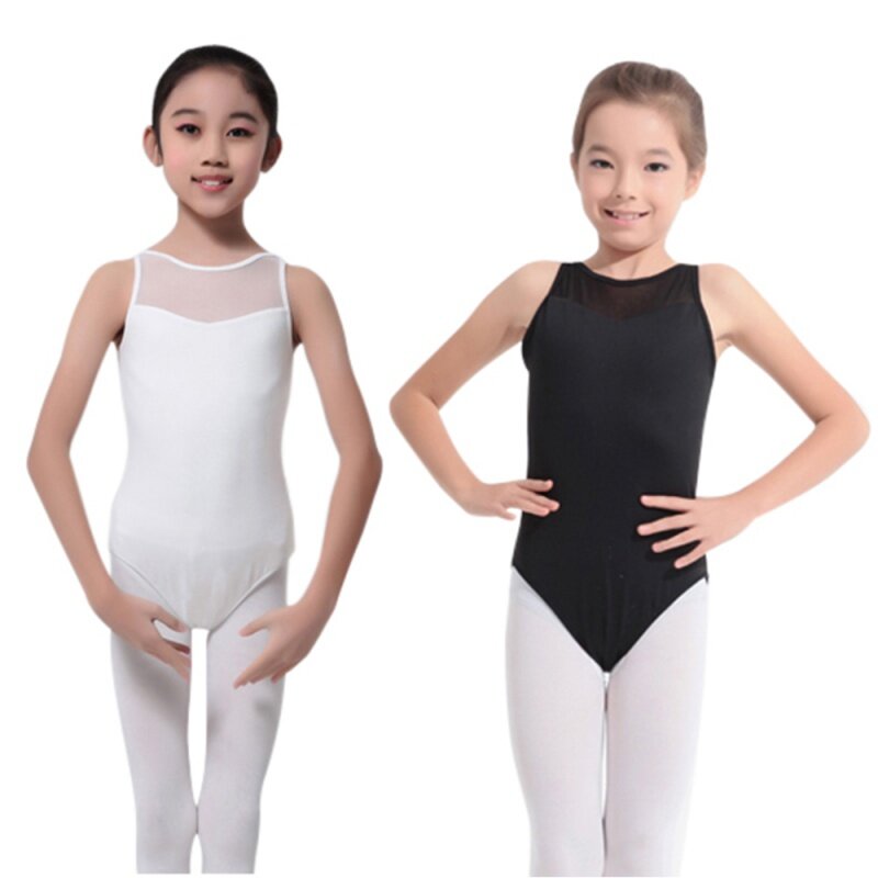 Гимнастическое трико для девочек, одежда для балета, танцевальная одежда, боди, танцевальный хлопковый Боди для танцев