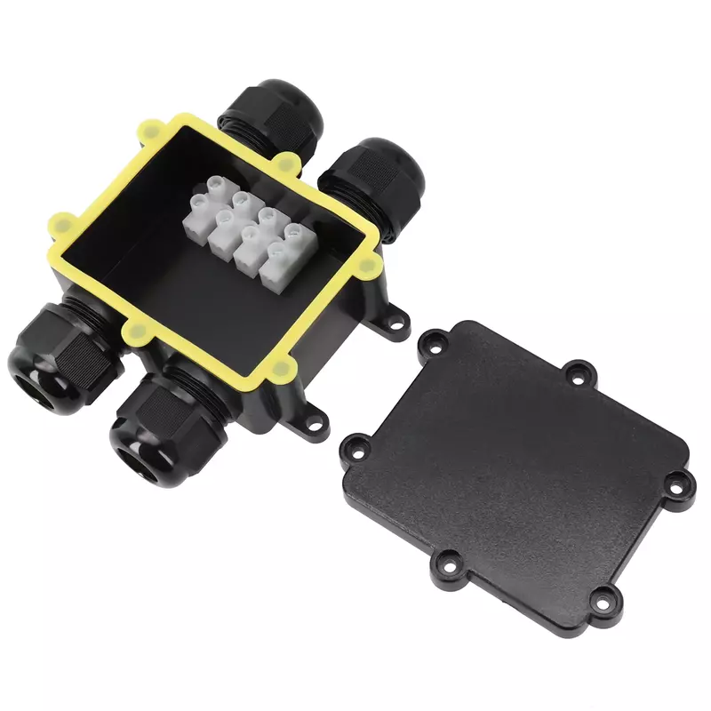 Cable Sleeve Junction Box 4-Way Accessories Connection H Socket IP68 Waterproof Replacement Spare Parts Brand New