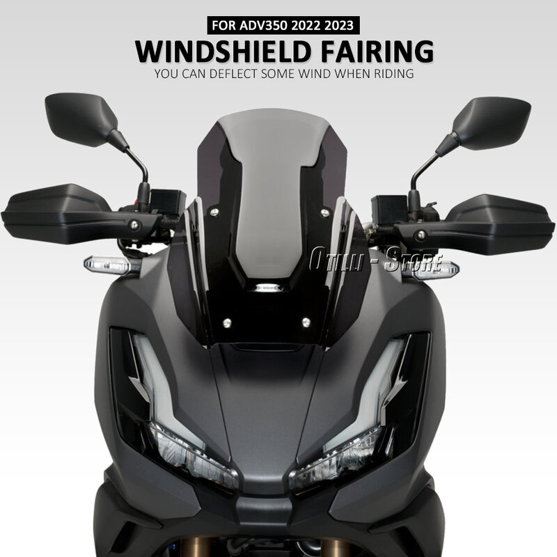 Motocicleta pára-brisa para Honda, pára-brisas viseira, acessórios, novo, ADV350, ADV 350, Adv350, adv 350, 2022, 2023