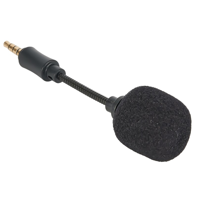 ไมโครโฟนสีดำขนาดเล็กแบบมีเสียงดนตรีรอบทิศทางสำหรับการ์ดเสียงไมโครโฟน