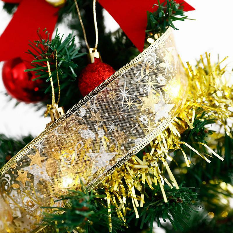 Guirxiété lumineuse LED durable dégradée pour sapin de Noël, ruban de maison, décoration de fête