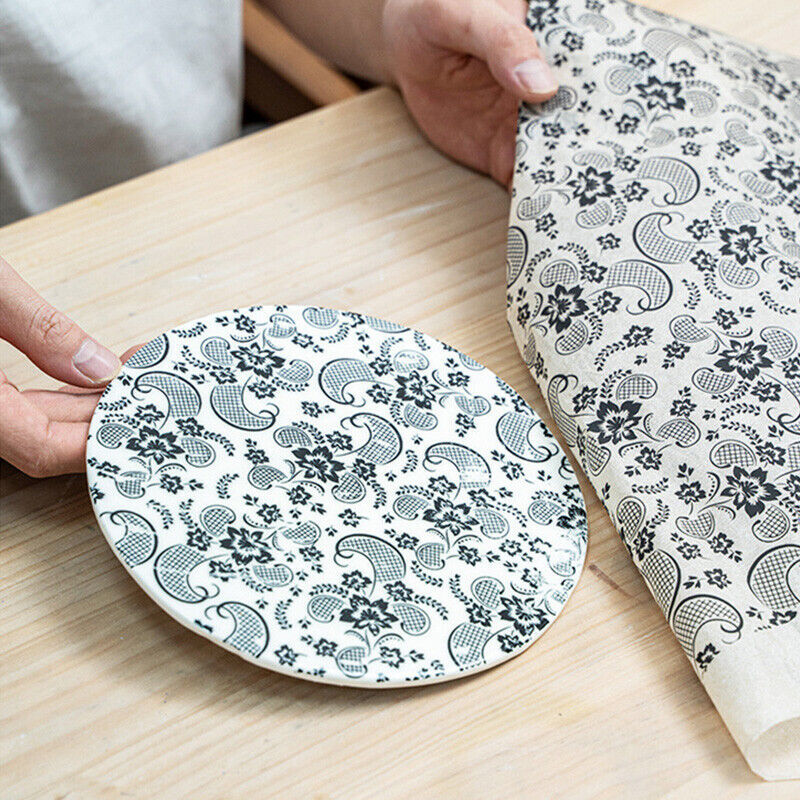 Pottery Ceramics Clay Transfer Paper Porcelain Plain Decal Paper Decoration Glaze Underglaze Flower Decal Sticker Home Decor