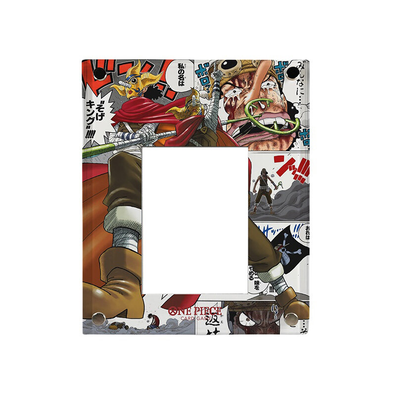 Usopp-Tarjeta acrílica de una pieza para manualidades, ladrillo de personajes de Anime, juego de bronce, colección de tarjetas Flash, juguete de dibujos animados, regalo de Navidad
