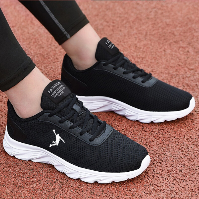 YRZL Men Sport Shoes Lightweight Running Sneaker High Quality Walking Sport Casual Breathable Tenis Shoes Non-slip Comfortable