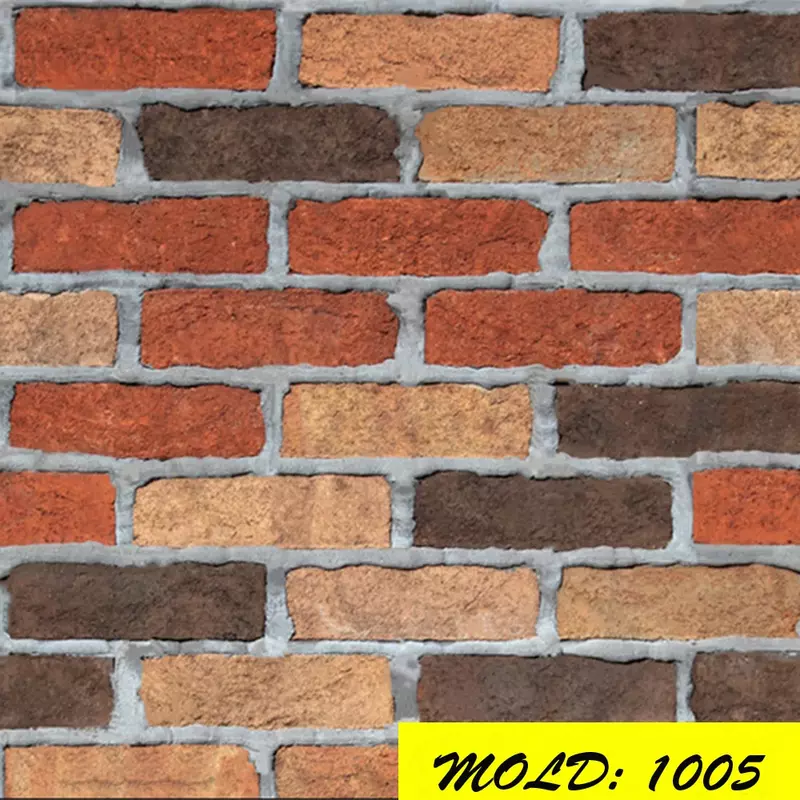Auto-adesivo pedra tijolo Pattern Wallpaper, Anti incrustação, À prova d'água, Resistente a óleo, 3D, Sala de estar, Restaurante, Loja