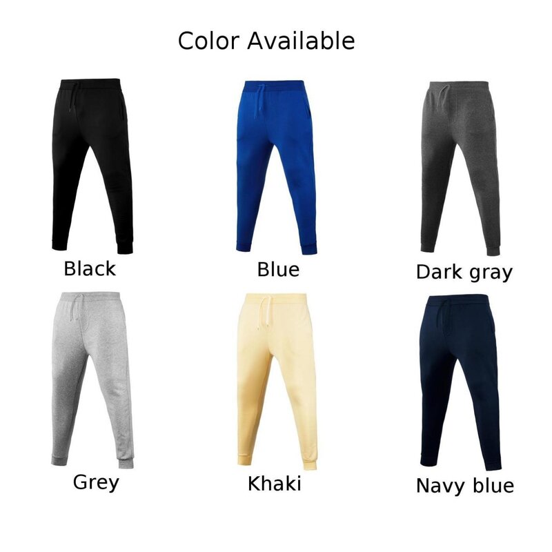 Men\'s Jogging Pants with Fleece Lining Thick and Warm Suitable for Fall and Winter Ideal for Running and Outdoor Activities