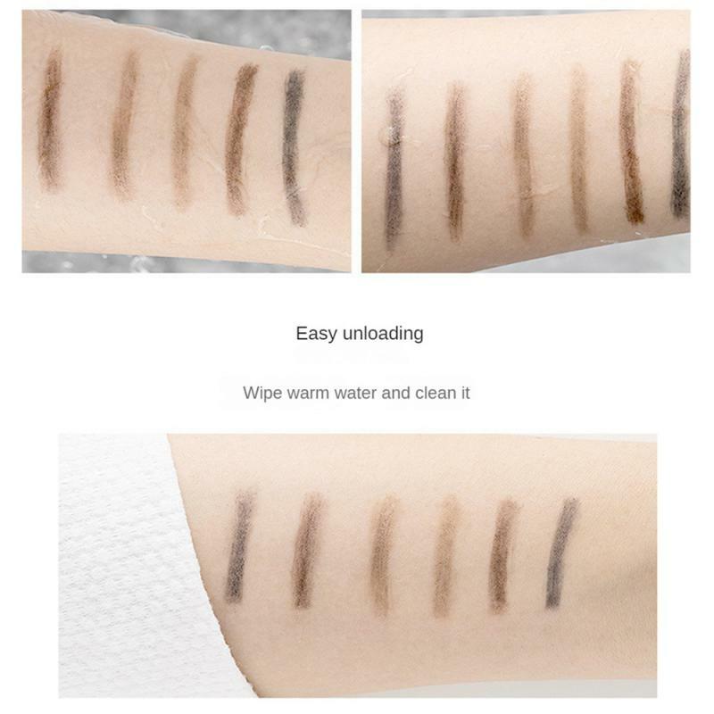 Eyebrow Pencil Waterproof And Sweat-proof Smear Smooth Beginners Apply Not Easy To Fade Cosmetics Natural Eyebrow Pencil Smooth