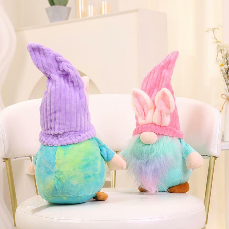 Easter Gnomes Decor Decorative Stuffed Easter Gnomes Cute Easter Decor Collectible Dwaft Dolls For Dining Table Bedside Living
