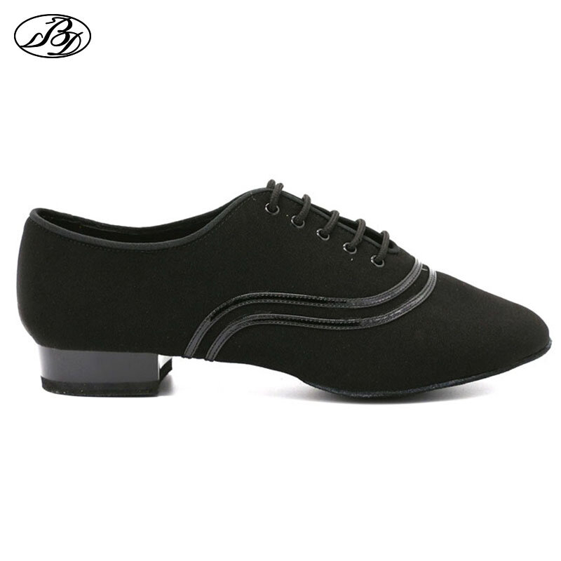 Chaussures de danse en toile pour hommes, Standard BD309, pour salle de bal, semelle extérieure fendue, compétition d'entraînement, chaussures de danse modernes
