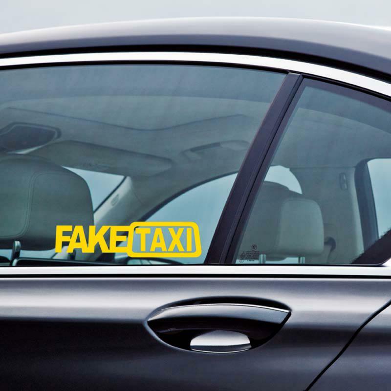 1/2 قطعة ملصقات السيارات وهمية تاكسي عاكس سيارة ملصق ل VW Golf 4 فورد فوكس 3 تويوتا أوريس مقعد exeo bmw e46 هوندا سيارة التصميم