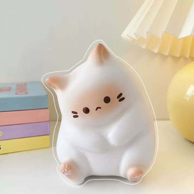 Kawaii Pinch Toy para Decoração de Quarto, Slow Rising Squeeze Cat, PU, Desenhos Animados, Rebound, PU