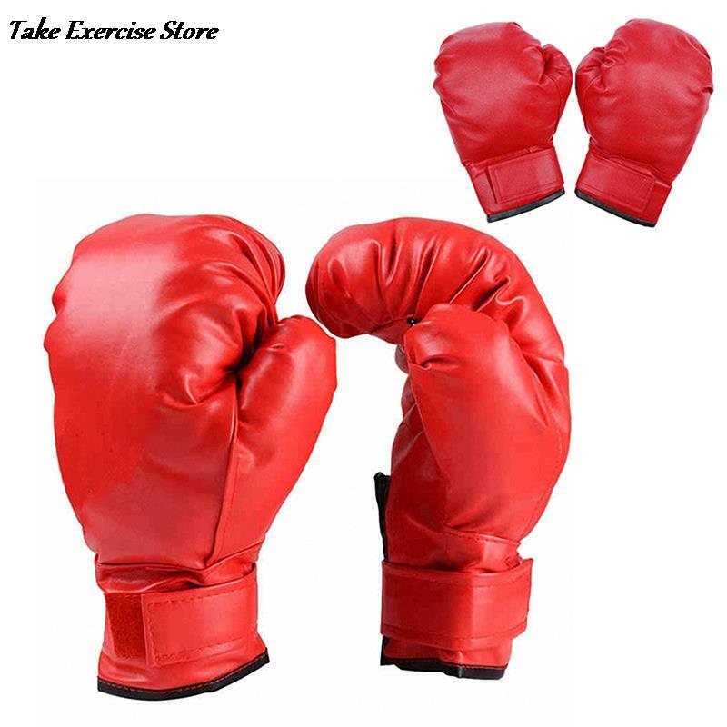 Kick Boxing Handschuhe für Männer Frauen PU Karate Muay Thai Guantes De Boxeo Freies Kampf MMA Sanda Training Erwachsene Kinder ausrüstung