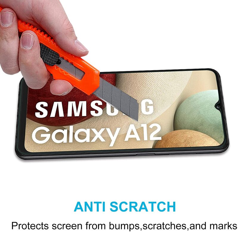 2Pcs/4Pcs Tempered Glass For Samsung Galaxy A12 M12 A12 Nacho F12 Screen Protector Glass Film