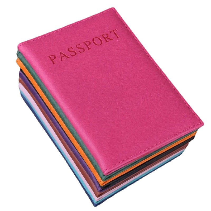 PU Leather Passport Covers Document Cover Travel Passport Holder ID Card Passport Holder High Quality English Travel Acceessory1