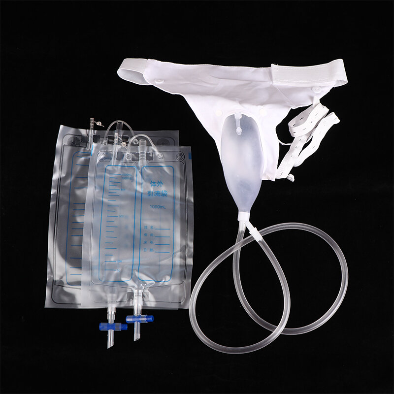 Reusable Hypo-allergenic Men Older Woman Silicone Urine Collector Bags Adults Urinal With Urine Catheter Bags Male Female Toilet
