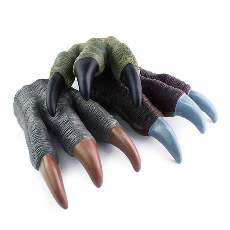 Dragon Hands Claw Dinosaur Soft Claw Gloves Simulation Dinosaur Claws Soft Simulation Dragon Hands Claw Gloves Rubber