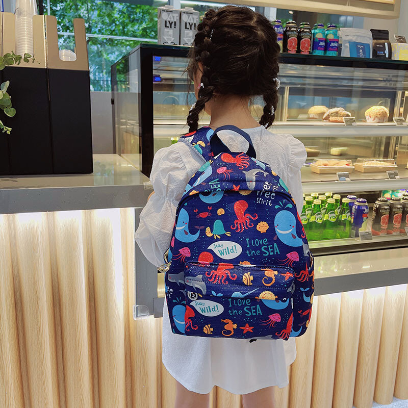 Children Unicorn Dinosaur Printed Backpacks In Kindergarten Cartoon Boys Girls Cute Backpack Kids Students School Bags Mochila
