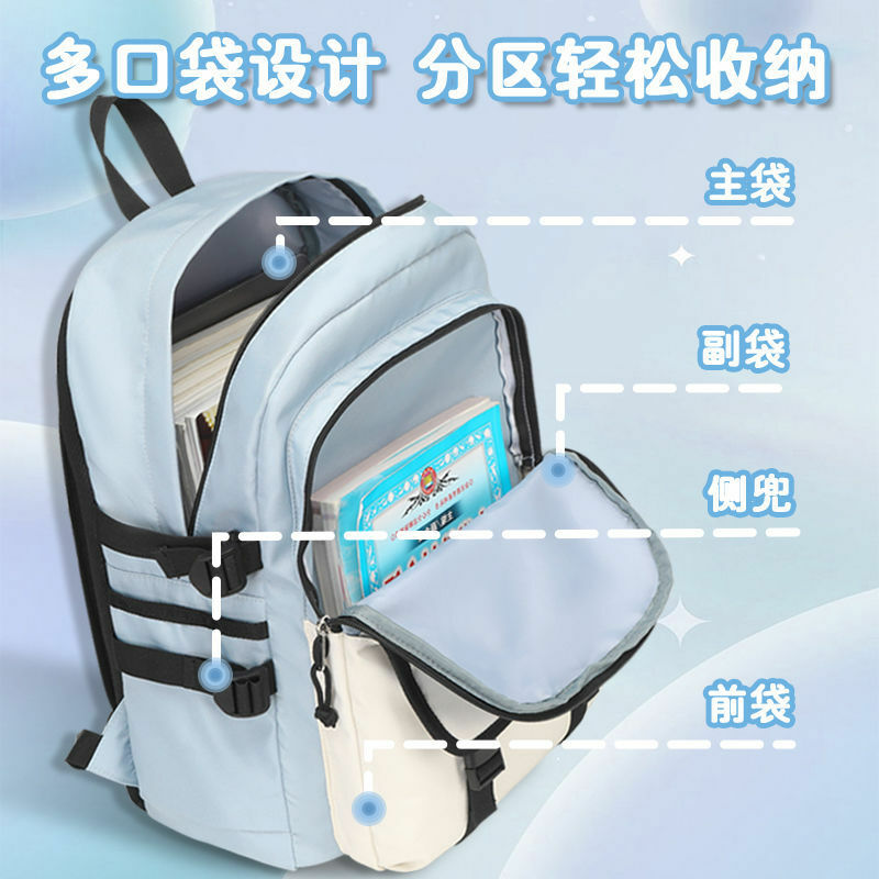 Sanrio New Pacha Dog Student Cartoon Schoolbag Cute Children Waterproof Large Capacity Backpack