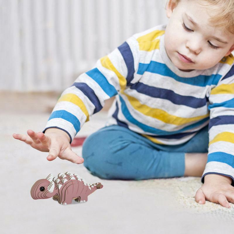 3D 공룡 퍼즐 장난감, 손-눈 조정 훈련 퍼즐, 몬테소리 교육 학습