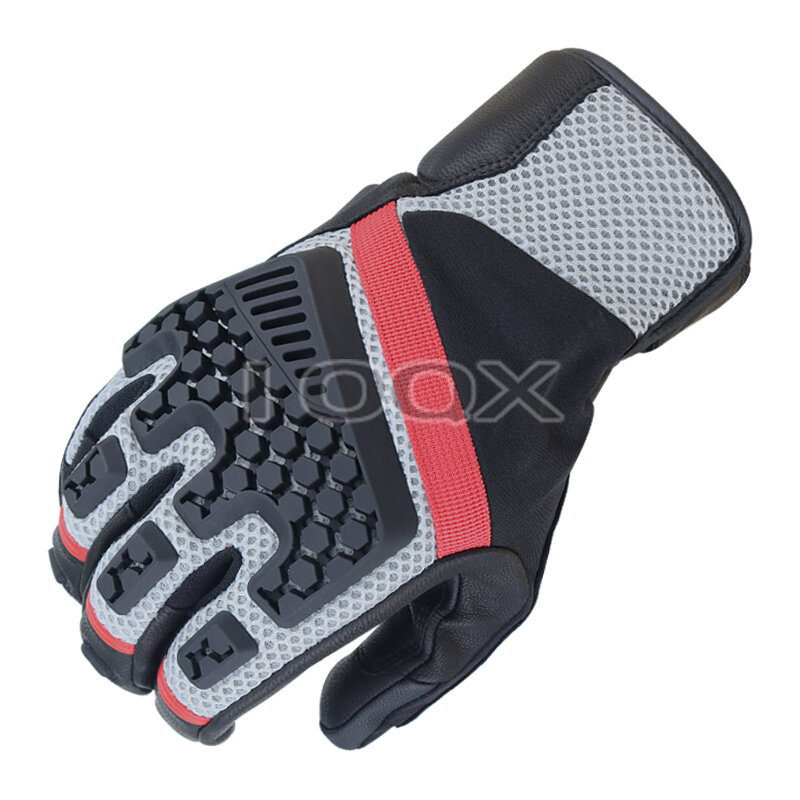 Revit Sand 3-guantes ventilados de cuero genuino para motocicleta, guantes de carreras para Aventura y Turismo, novedad