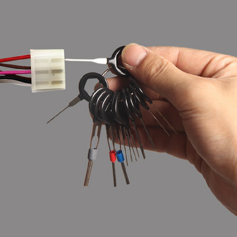 Инструмент для удаления клемм, вытягиватель контактов клемм, автомобильный обжимной соединитель для электрической проводки, инструмент для удаления контактов для большинства