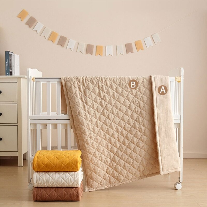 Cobertor infantil leve e confortável para recém-nascidos, cobertura adequada para todas as estações e ambientes dormir P31B