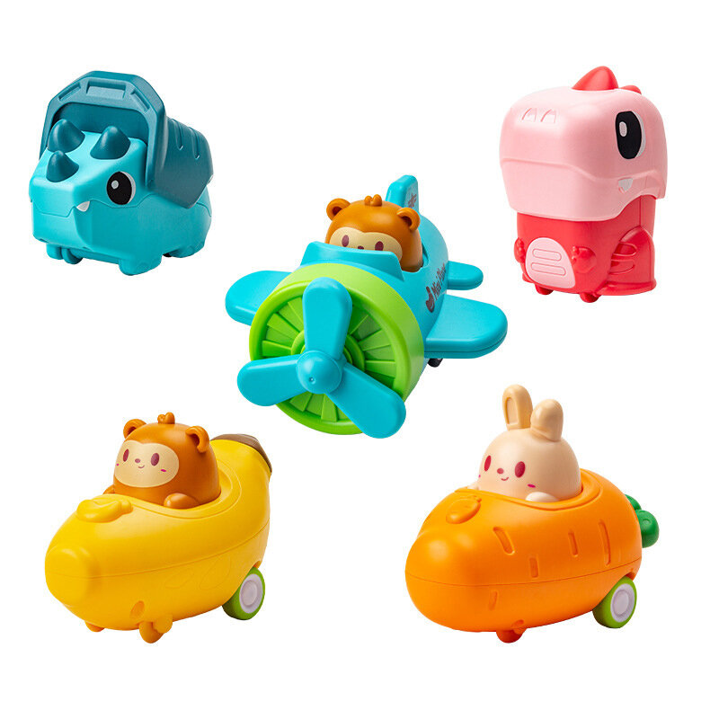 Игрушечные машинки Монтессори для 1 года ребенка подарок на день рождения автомобиль интерактивная игрушка для детей от 2 до 4 лет Обучающие игрушки