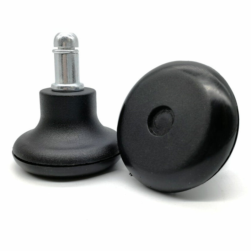 5pcs Chair Wheel Stopper Black PU Fixed Wheel 2 Inch High Hotel Home Felt Pad Self Adhesive Swivel Caster Office Chair Parts