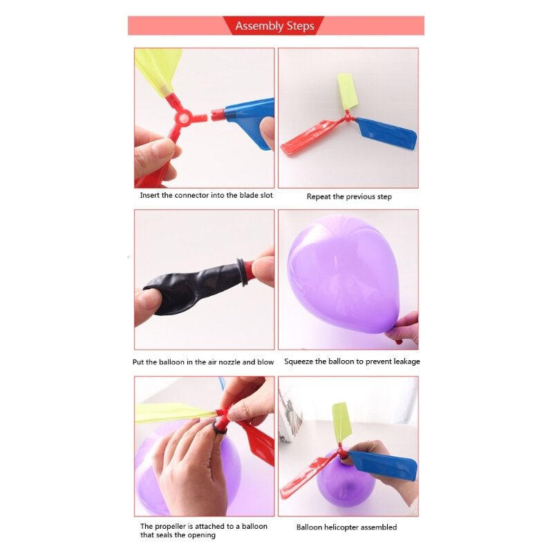 Bamboo-Dragonfly Balloon Toy Child DIY Goody Bag Stuffing Birthday Gift