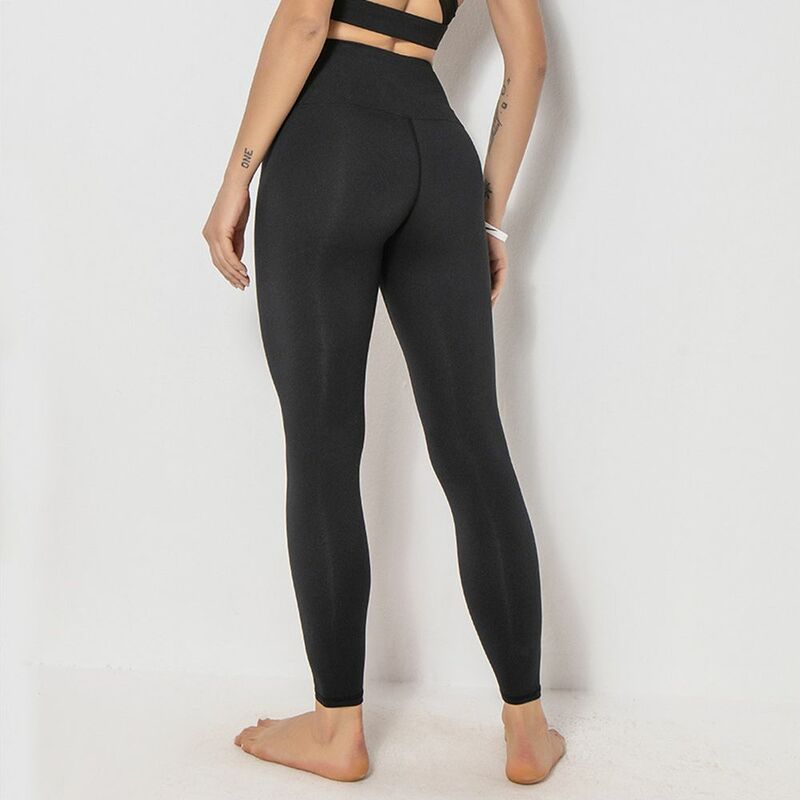 Women Yoga Pants Pocket Sports Running Fitness Trousers Female Cutout Splicing Butt Lift Tight High Elastic Breathable Leggings