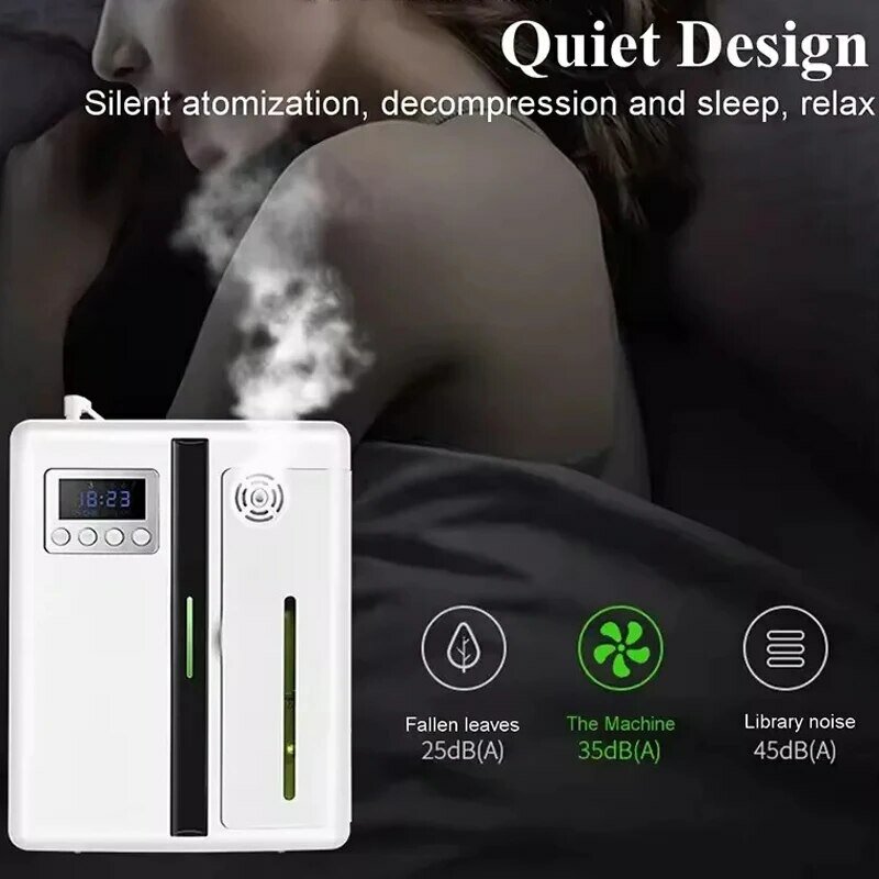 160ml Bezwodny dyfuzor zapachowy Bluetooth Naścienny automat zapachowy Inteligentny dyfuzor zapachowy do olejków eterycznych Hotel Home