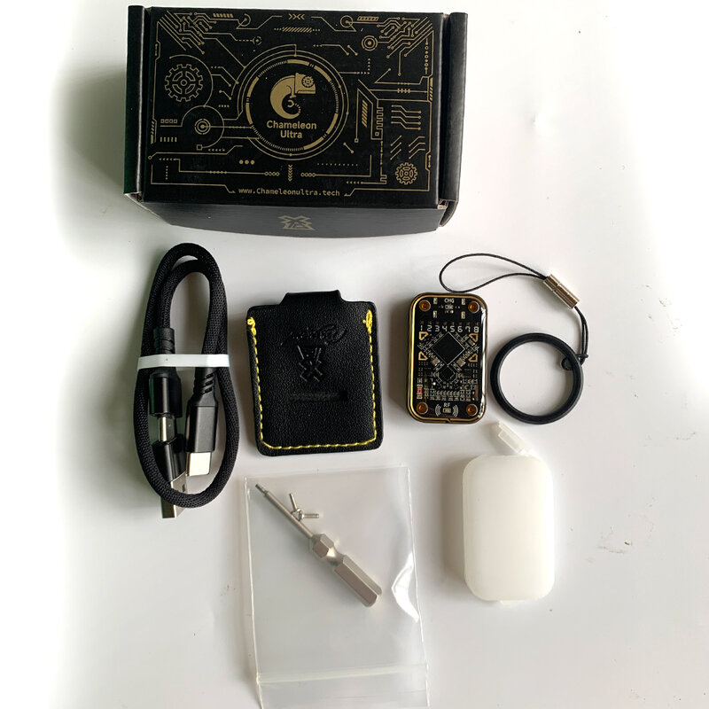 Chameleon Ultra RFID avec sac en cuir, émulateur NDavid, conforme à NDavid, lu ampa er, copie officielle, caméléon, ultra original