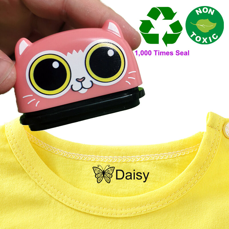 Custom-Made Baby Name Stamp DIY for Children Name Seal Student Clothes Chapter Not Easy To Fade Security Name Stamp Sticker Gift