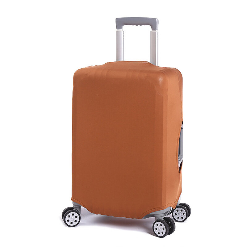 Copertura protettiva dei bagagli di colore solido della copertura antipolvere della valigia di viaggio per gli accessori di viaggio della copertura antipolvere della cassa del carrello da 18-28 pollici