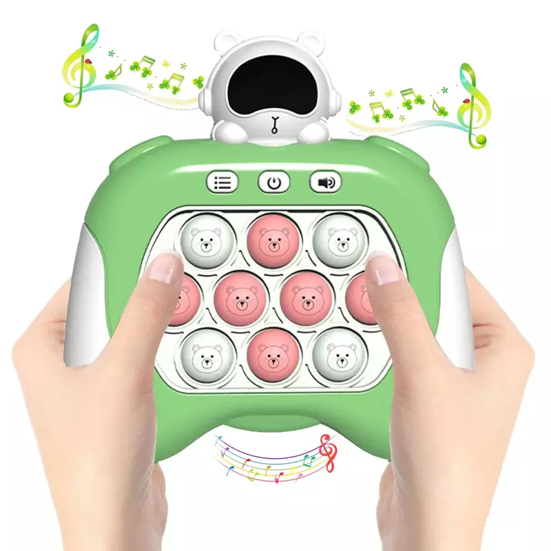 Geüpgraded Elektronisch Pop Licht Snel Push Game Console Speelgoed Voor Kinderen Volwassen Fidget Anti Stress Relief Speelgoed Interactieve Game Machine