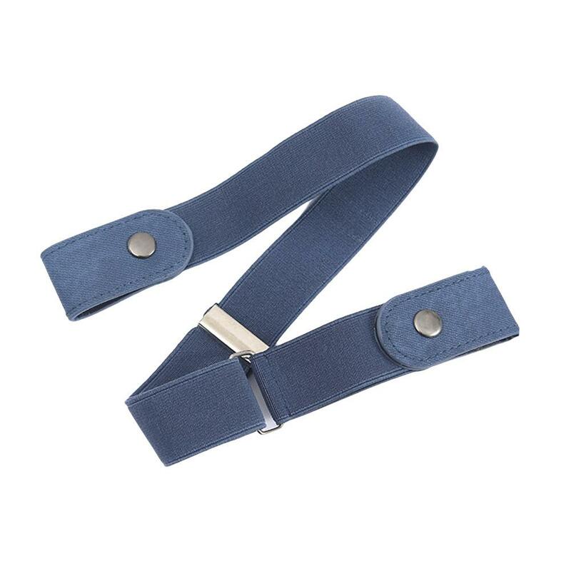 Cinturón de Jeans elástico decorativo japonés para mujer, cinturones sin costuras, cinturón elástico perezoso, traje pequeño Invisible, falda de verano B6a2