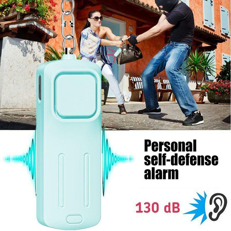 Персональная сигнализация для женщин, Водонепроницаемый Персональный будильник для женщин, Портативная сигнализация безопасности, брелок с USB-зарядкой