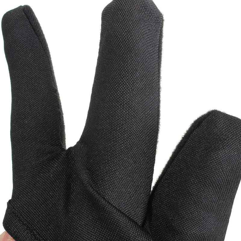 Парикмахерские 3 термостойкие черные перчатки для парикмахерской Инструменты для укладки волос Выпрямление завивка
