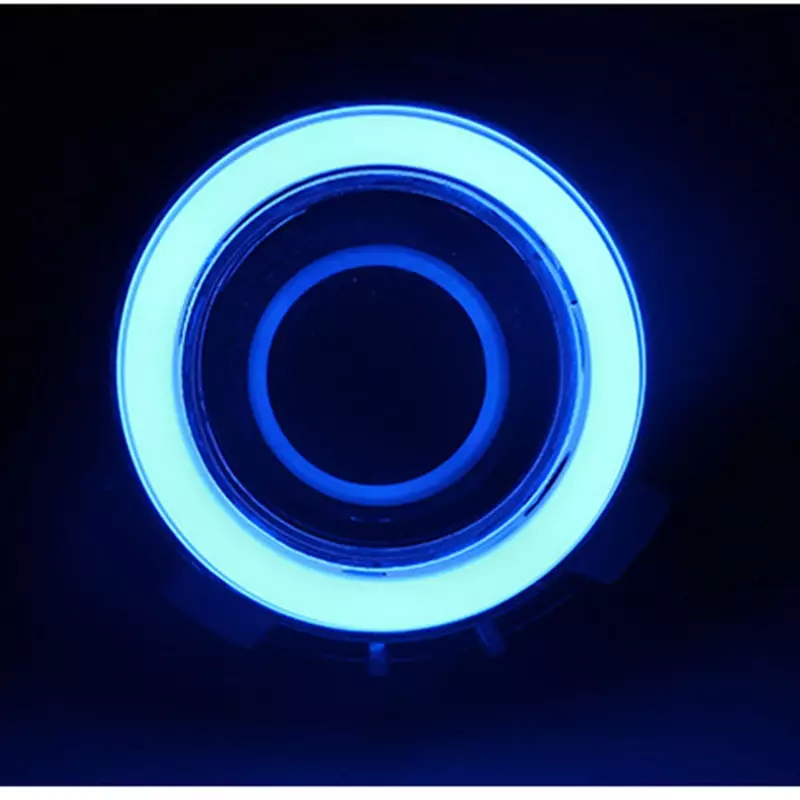 COB LED Angel Eye Halo Anel, luz diurna, farol auto DRL, 60mm, 70mm, 80mm, 90mm, 95mm, 100mm, 110mm, 120mm, PCes 2