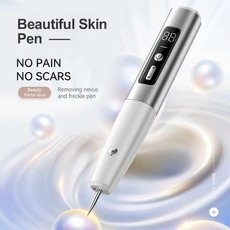 Stylo laser à 15 niveaux pour les soins de la peau du visage, élimine les points noirs, les verrues et les tatouages