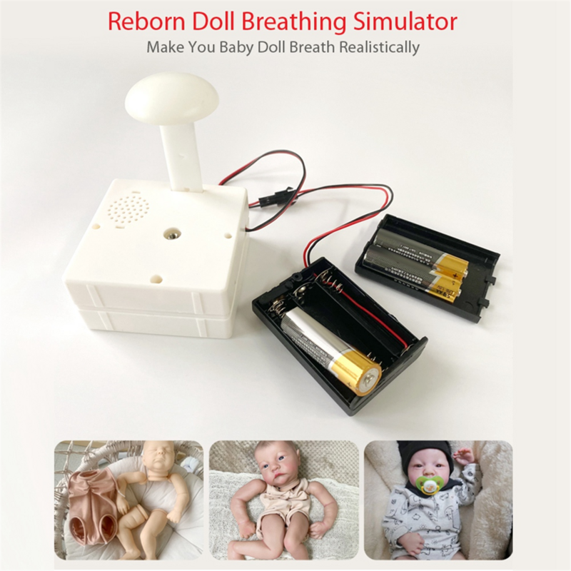 Simulador De Respiração Para O Bebê Renascido, Dispositivo De Pulsação De Dormir Realista, Boneca Recém-nascida, Presente