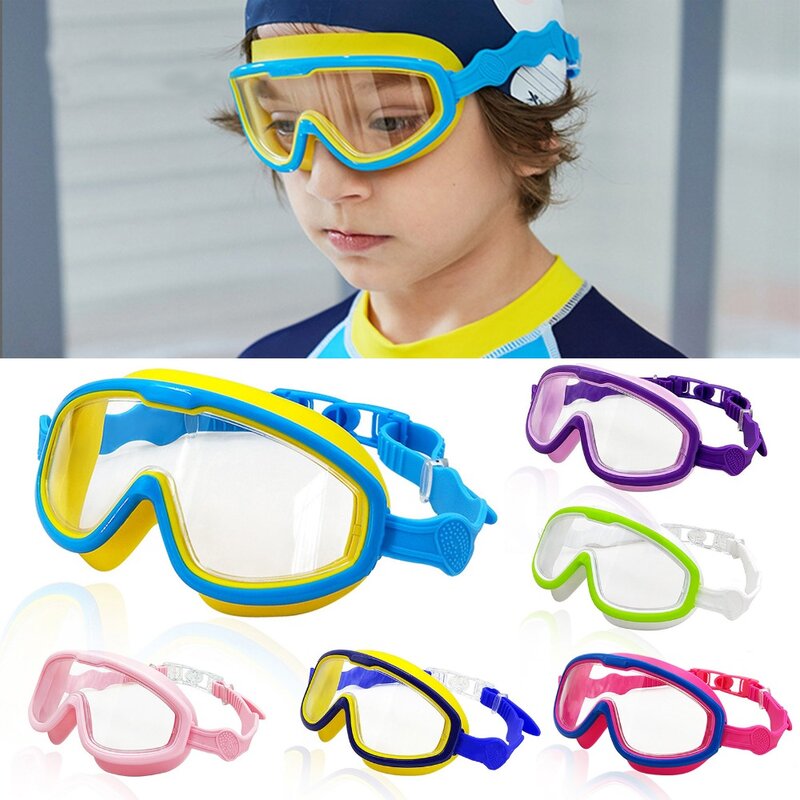 Lunettes de natation professionnelles étanches pour enfants, anti-buée, accessoires de natation, lunettes de natation, cadeaux pour enfants, 8 à 13 ans