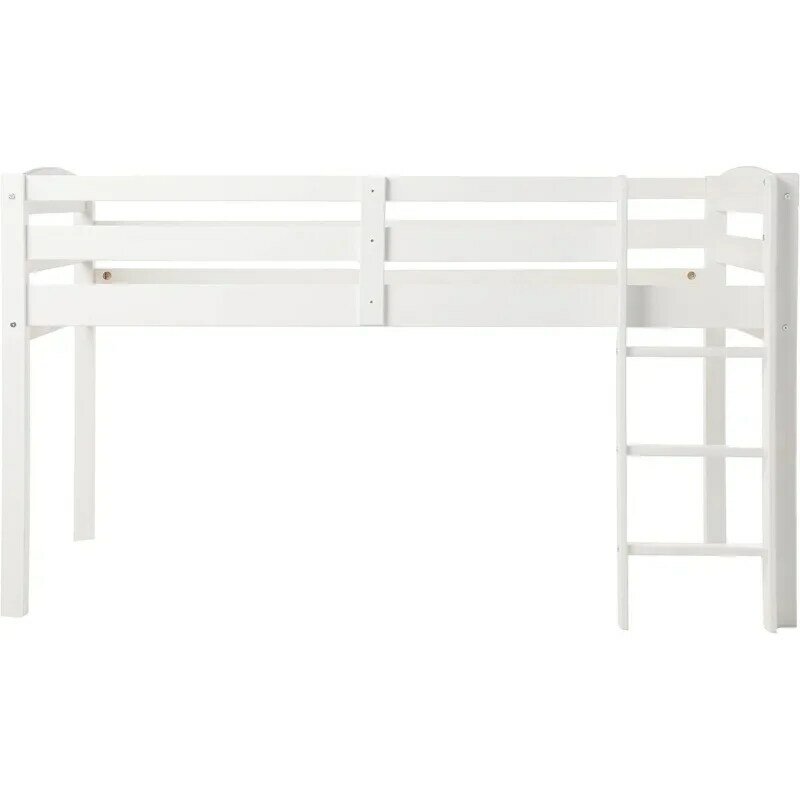 Concord Junior loteng Bed, kembar, putih
