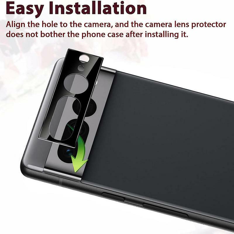 3PCS Back Camera Lens Tempered Glass Camera Protector For Google Pixel 7/7 Pro Ultra-Thin 3D Lens Protective Film Accessories
