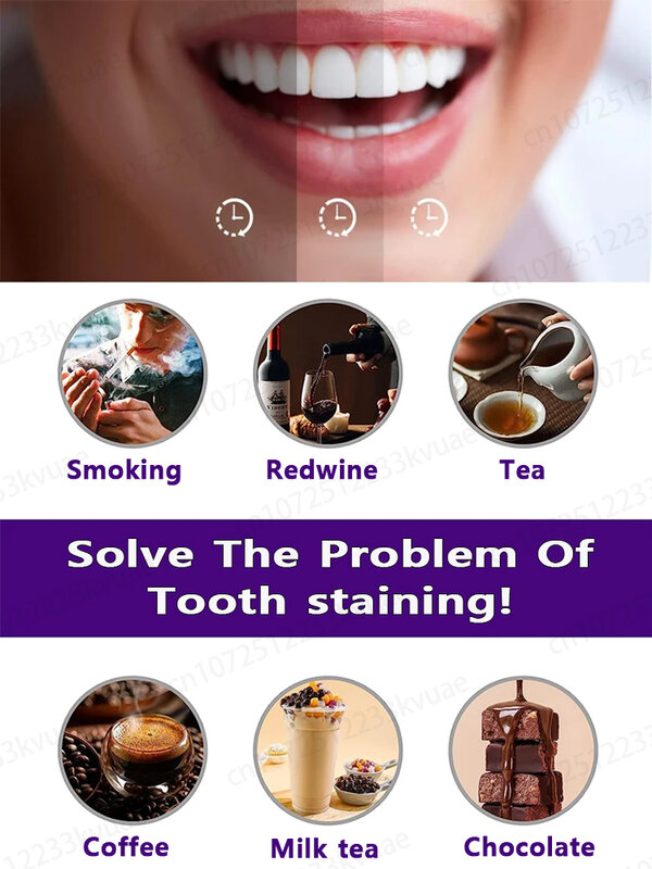 Mousse para limpeza de dentes, remove tártaro, dentes amarelados, mau hálito, periodontite em 7 dias