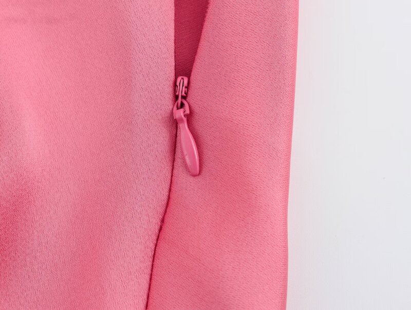 Top corto plisado con textura satinada para mujer, camiseta sin mangas con espalda abierta, Top elegante, 2024