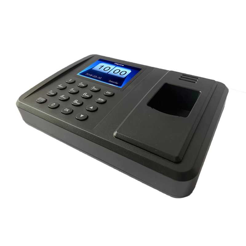 2.8 "Multi-bahasa Biometrik Sidik Jari Waktu Kehadiran Jam Perekam Pengenalan Karyawan Rekaman Perangkat Mesin Elektronik
