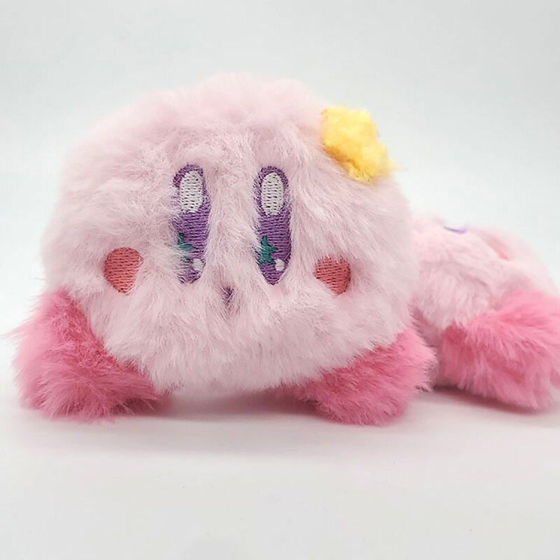 Kirby-llavero de muñeco de peluche de 10Cm, llave colgante de mochila Kawaii, regalos de estrella rosa, juguetes colgantes para cumpleaños, niños y amigos