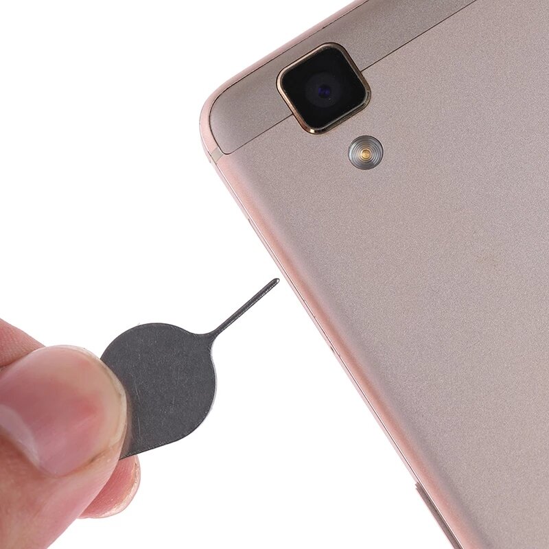 50 pz Sim Card vassoio rimozione Eject Pin Key Tool ago in acciaio inox universale Smartphone Sim Card vassoio Pin strumento di riparazione Mobile